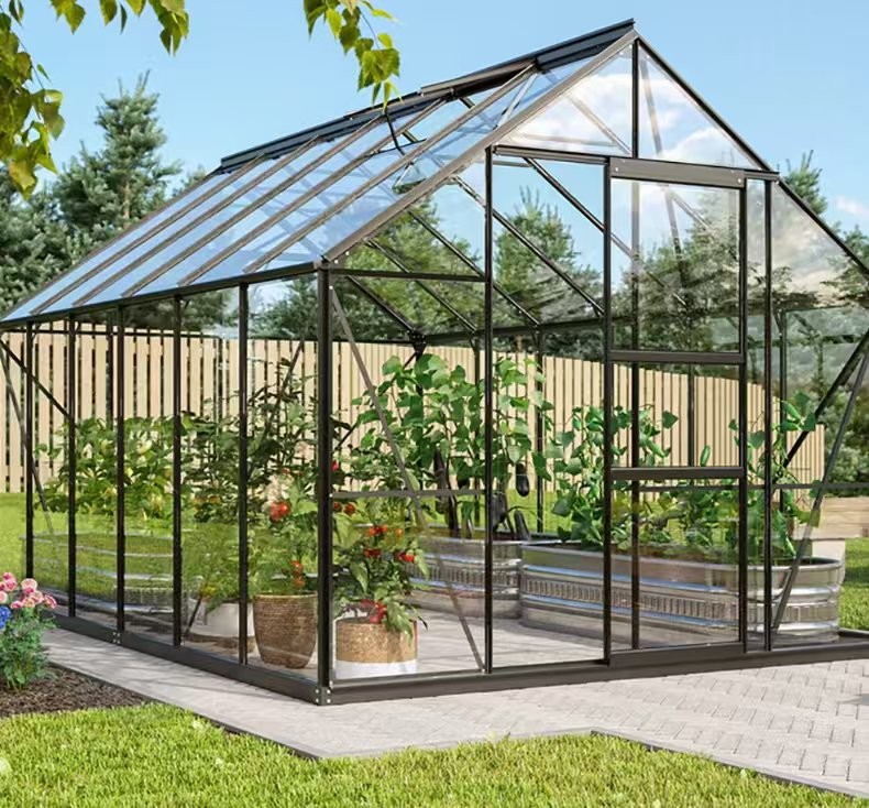 Английская теплица Ричмонд M 1 1 5 0 0 — 11.43 м², каркас 1,2 мм, цвет чёрный